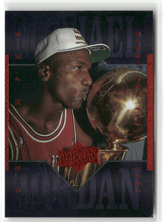 Basketball NBA Michael Jordan Upper Deck Athlete of the Century 1999 #3 Chicago Bulls Trading Card Original