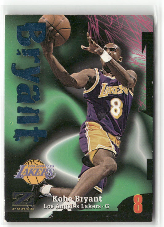 Basketball NBA Kobe Bryant 1997-98 SkyBox Z-Force #88 Los Angeles Lakers Trading Card Original