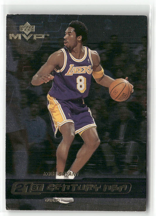 Basketball NBA Kobe Bryant 1999-00 Upper Deck MVP 21st Century NBA #N7 Los Angeles Lakers Trading Card Original