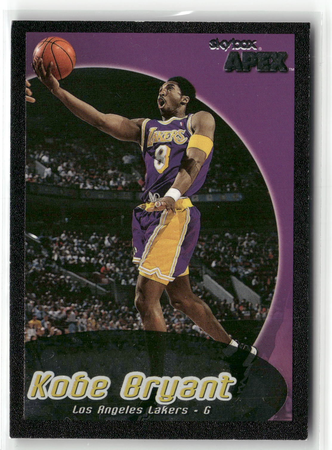 Basketball NBA Kobe Bryant 1999-00 Skybox Apex #4 Purple Color Match Los Angeles Lakers Trading Card Original