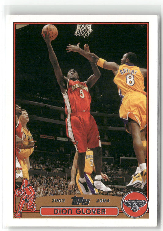 Basketball NBA Dion Glover 2003-04 Topps #127 Atlanta Hawks Trading Card Original