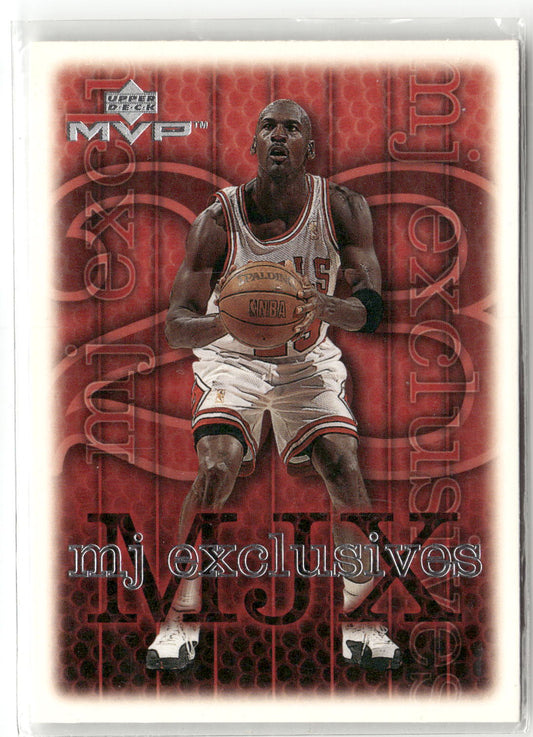 Basketball NBA Michael Jordan Upper Deck MVP MJ Exclusives 1999 #205 Chicago Bulls Trading Card Original