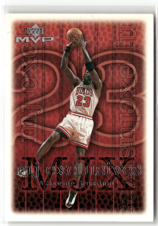 Basketball NBA Michael Jordan Upper Deck MVP MJ Exclusives 1999 #192 Chicago Bulls Trading Card Original