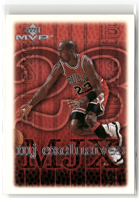 Basketball NBA Michael Jordan Upper Deck MVP MJ Exclusives 1999 #179 Chicago Bulls Trading Card Original