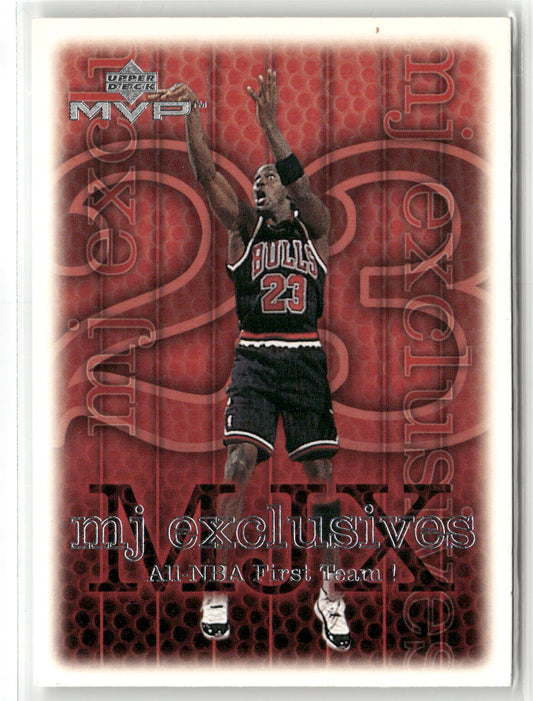 Basketball NBA Michael Jordan 1999-00 Upper Deck MVP #199 Chicago Bulls Trading Card Original
