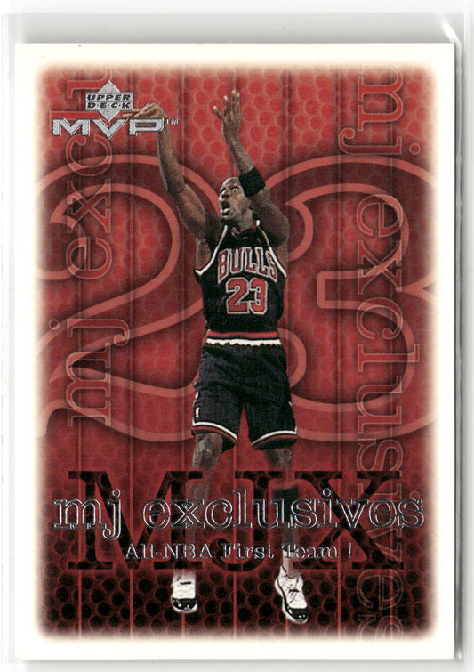 Basketball NBA Michael Jordan Upper Deck MVP 1999 #199 Chicago Bulls Trading Card Original