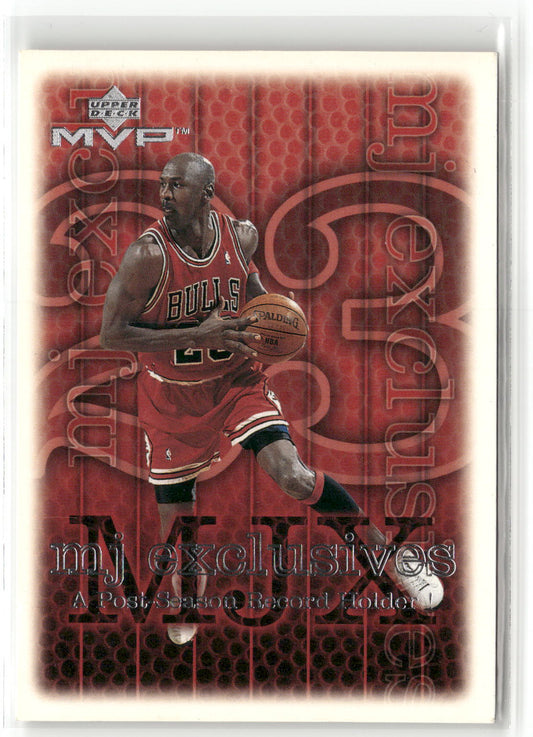 Basketball NBA Michael Jordan 1999-00 Upper Deck MVP #196 Chicago Bulls Trading Card Original