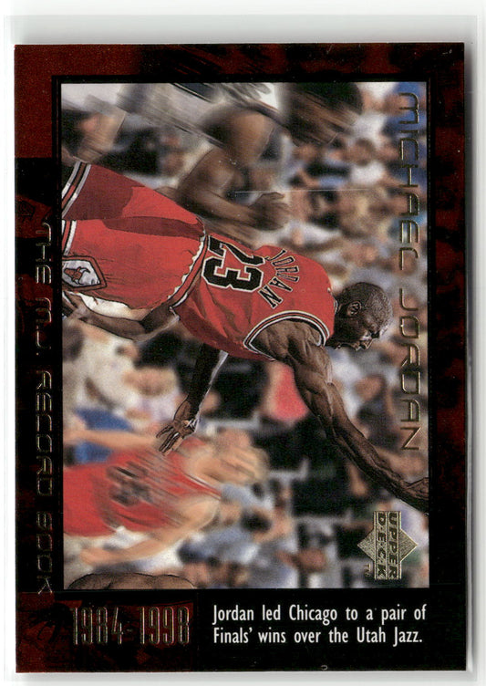 Basketball NBA Michael Jordan Upper Deck The M.J. Record Book 1999 #50 Chicago Bulls Trading Card Original