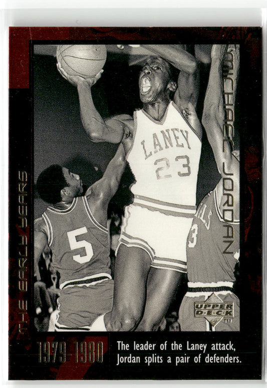 Basketball NBA Michael Jordan Upper Deck Michael Jordan The Early Years 1999 #3 Trading Card Original