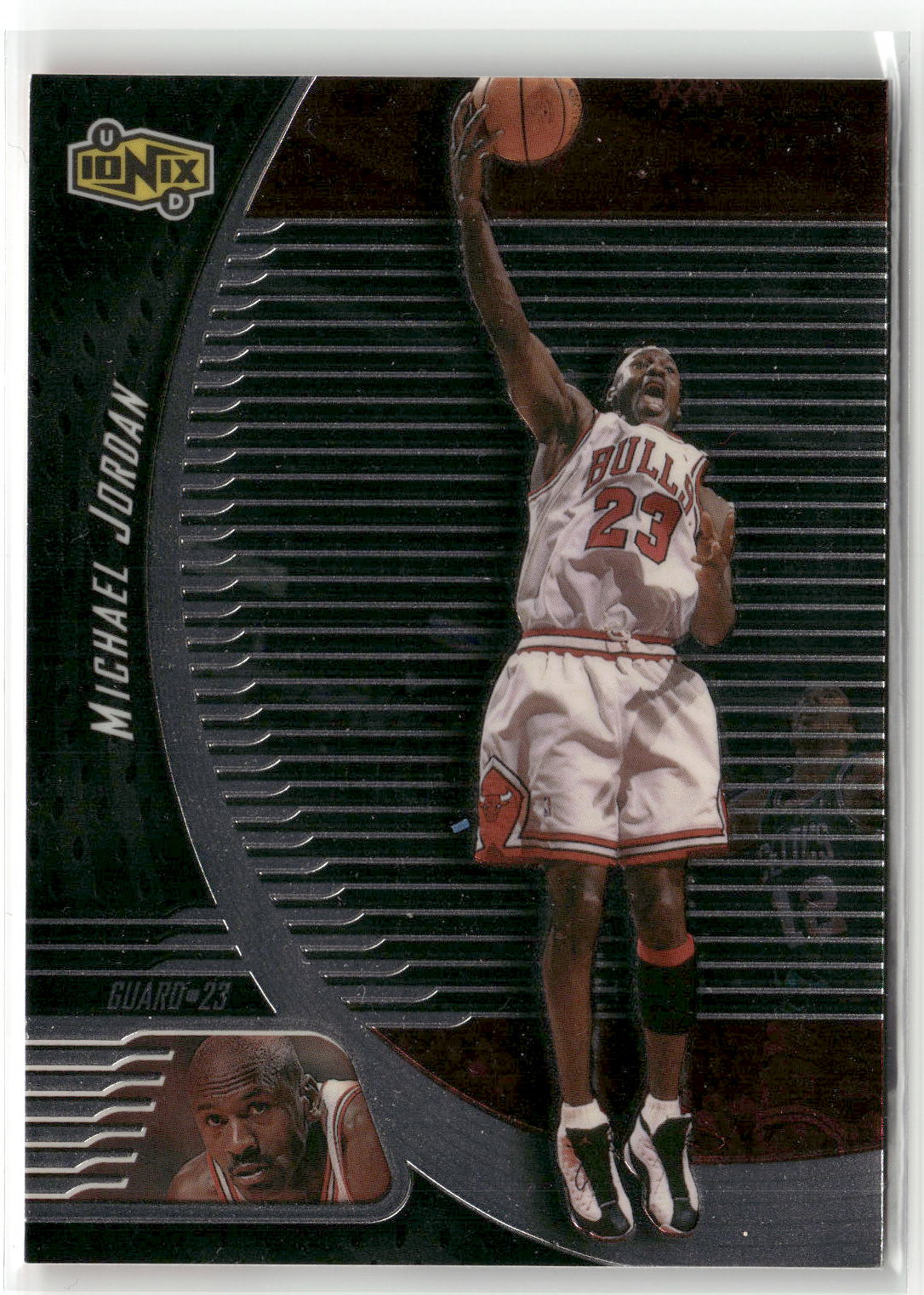 Basketball NBA Michael Jordan UD Ionix 1999 #13 Chicago Bulls Trading Card Original