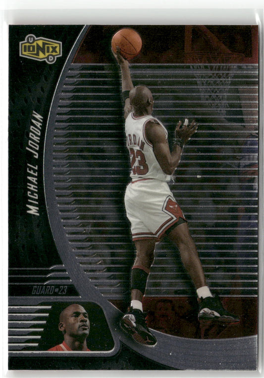 Basketball NBA Michael Jordan UD Ionix 1999 #3 Chicago Bulls Trading Card Original