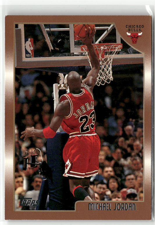 Basketball NBA Michael Jordan 1998-99 Topps #77 Chicago Bulls Trading Card Original
