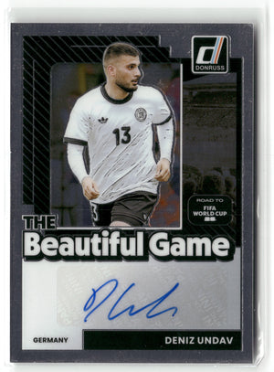 Fußball Deniz Undav 2025-26 Panini Donruss Road to FIFA World Cup 26 #BG-DU The Beautiful Game Auto Germany Trading Card Original