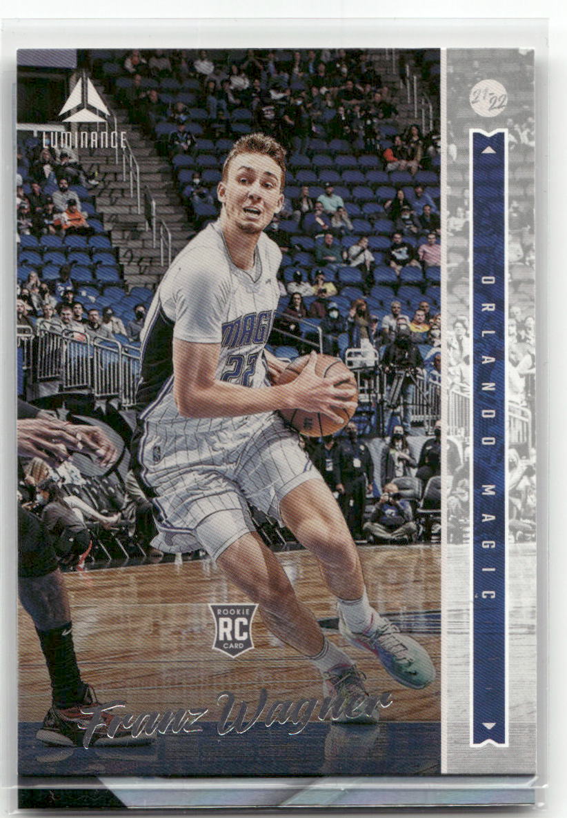 Basketball NBA Franz Wagner 2024-25 Panini Prizm Basketball #143 Luminance Silver Prizm Orlando Magic Trading Card Original