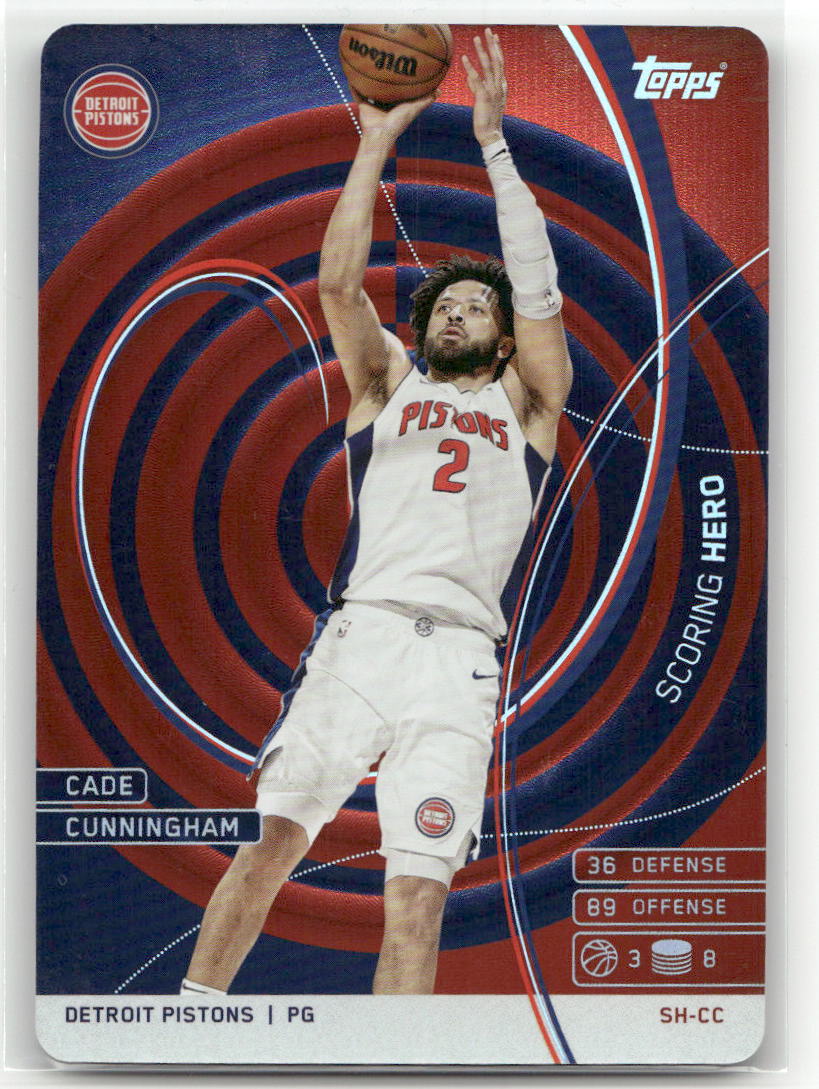 Basketball NBA Cade Cunningham Topps Match Attax NBA 2025 #SH-CC Detroit Pistons Trading Card Original