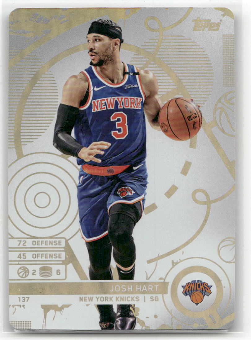 Basketball NBA Josh Hart 2025 Topps Match Attax NBA #137 New York Knicks Trading Card Original