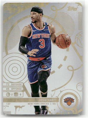 Basketball NBA Josh Hart 2025 Topps Match Attax NBA #137 New York Knicks Trading Card Original