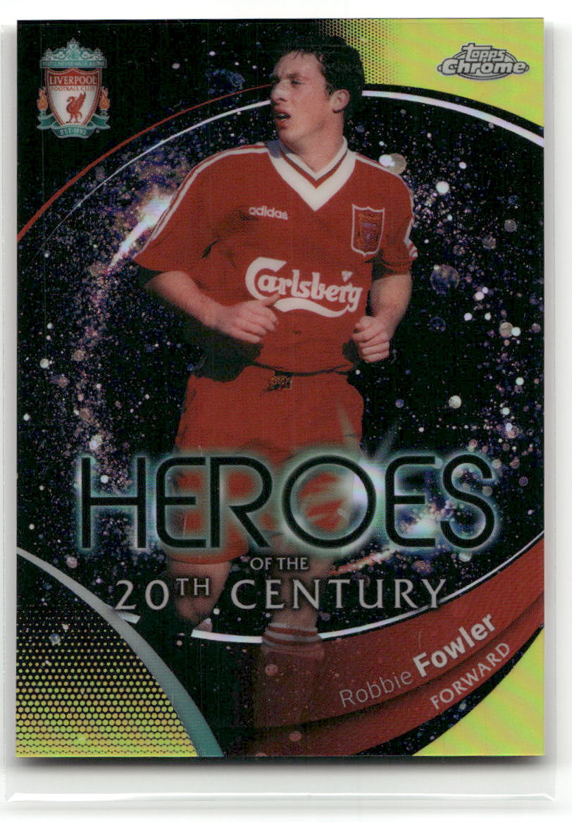 Fußball Robbie Fowler - 2024 Topps Chrome Liverpool FC Heroes of the 20th Century - /75 - Liverpool FC #96 Trading Card Original