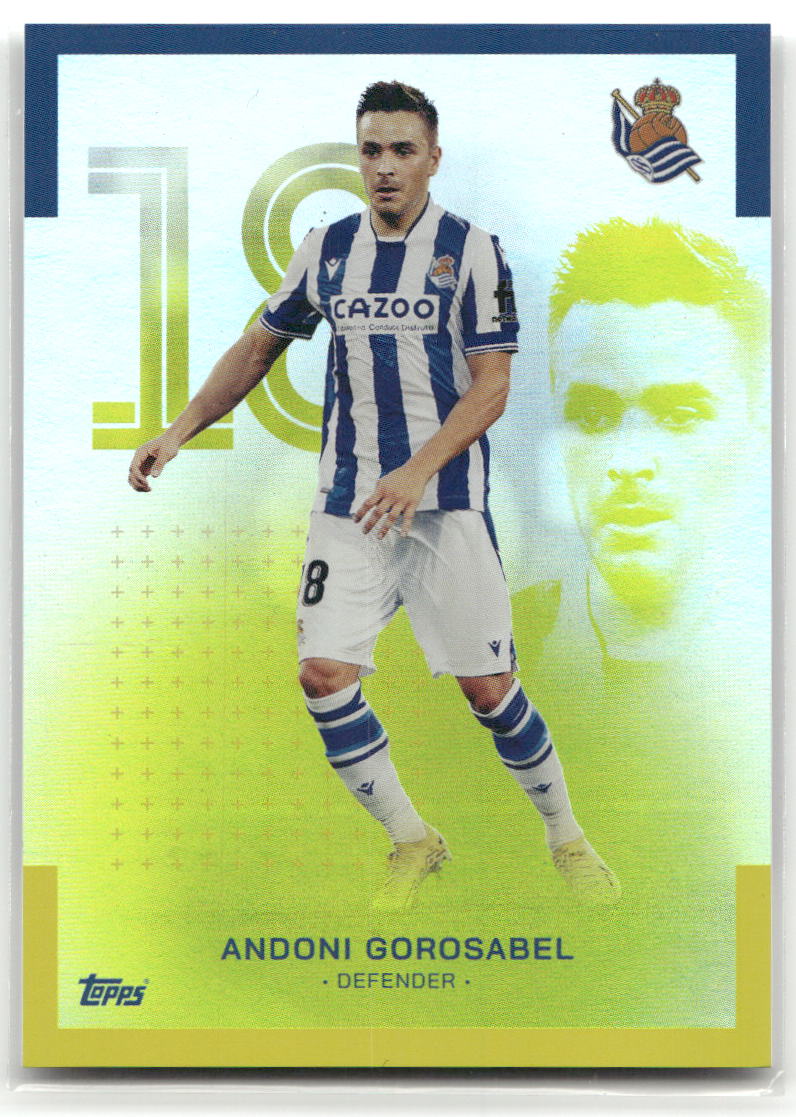 Fußball Andoni Gorosabel - 2023 Topps Real Sociedad - /75 - Real Sociedad #23 Trading Card Original
