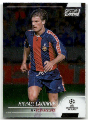 Fußball Michael Laudrup - 2022 Topps Stadium Club Chrome UEFA CL - FC Barcelona #13 Trading Card Original