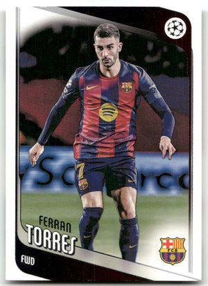 Fußball Ferran Torres - 2025-26 Topps UEFA CL - FC Barcelona #138 Trading Card Original