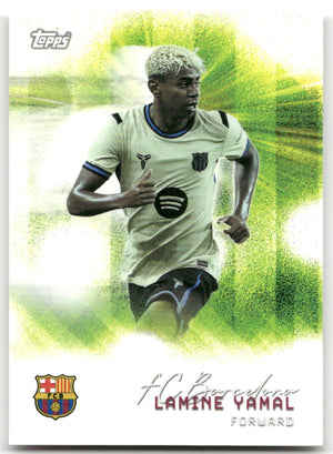 Fußball Lamine Yamal - 2025 Topps FC Barcelona - FC Barcelona #26 Trading Card Original
