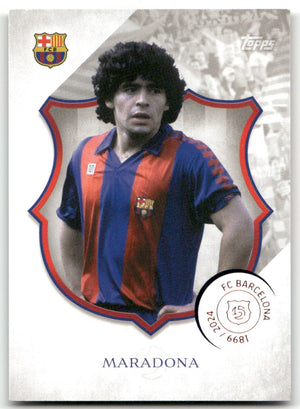 Fußball Maradona - 2024-25 Topps FC Barcelona 125 Legacy - FC Barcelona #41 Trading Card Original