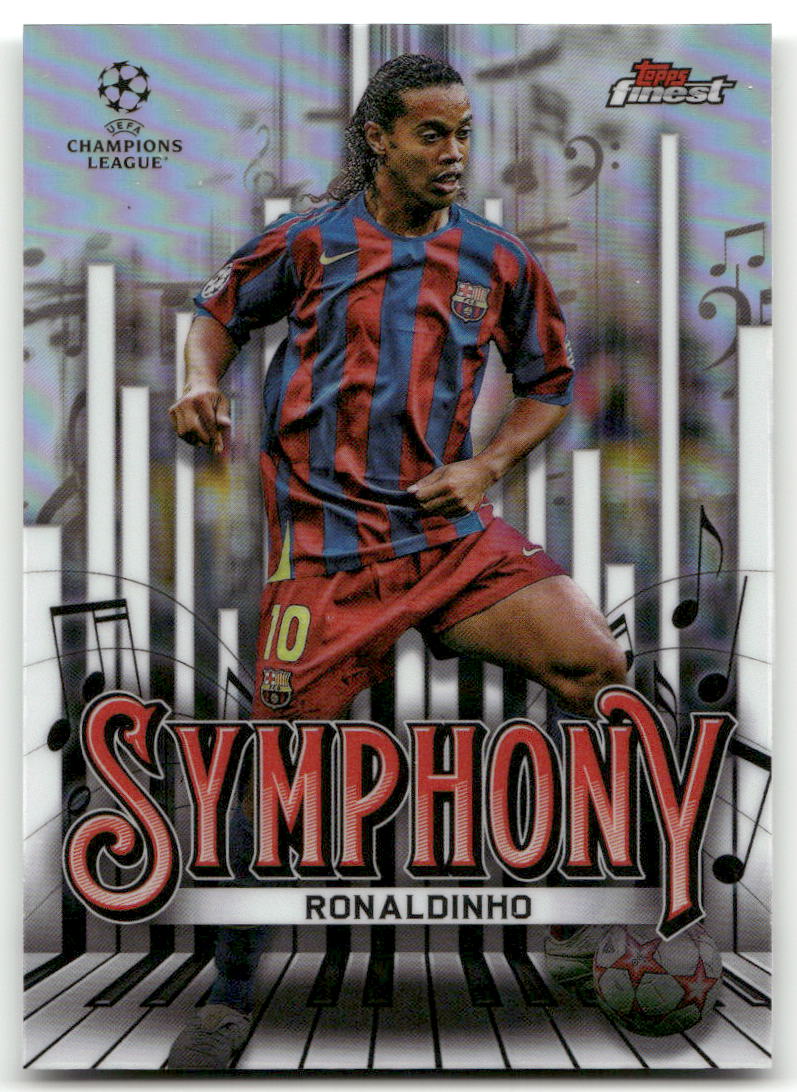 Fußball Ronaldinho - 2025 Topps Finest UEFA CL - FC Barcelona #SY-1 Trading Card Original