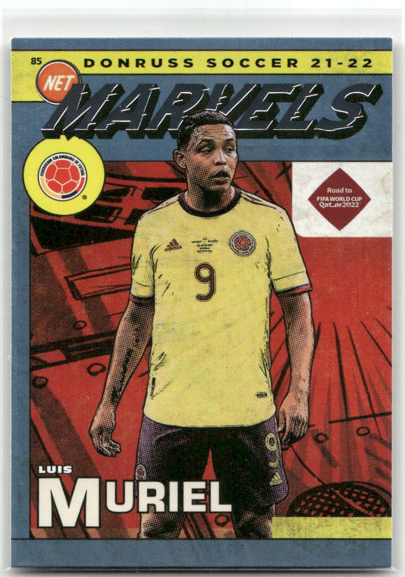 Fußball Luis Muriel - 2021-22 Panini Donruss Soccer - Net Marvels Insert - Colombia #85 Trading Card Original