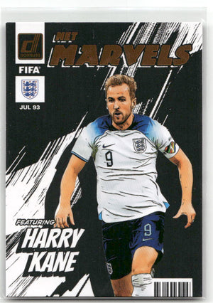 Fußball Harry Kane - 2022-23 Panini Donruss Soccer - Net Marvels Insert - England #1 Trading Card Original