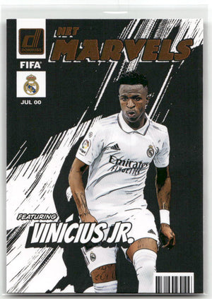 Fußball Vinicius Jr. - 2022-23 Panini Donruss Soccer - Net Marvels Insert - Real Madrid #20 Trading Card Original