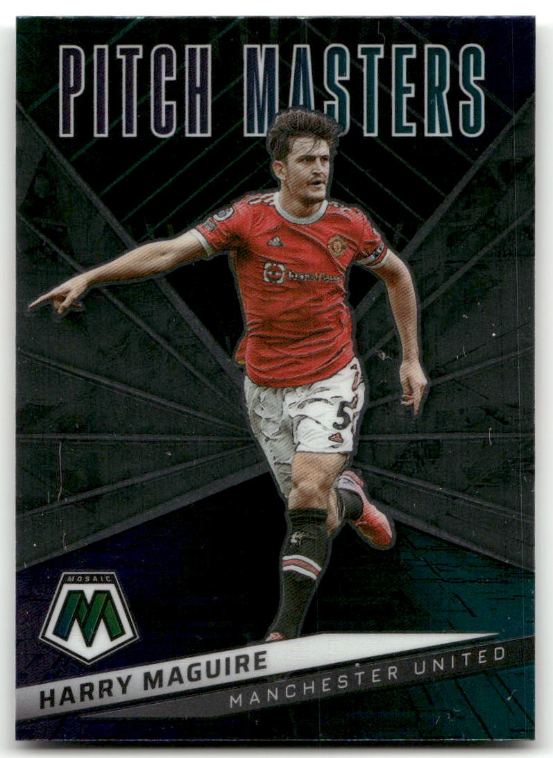Fußball Harry Maguire - 2021-22 Panini Mosaic Premier League Soccer - Manchester United #15 Trading Card Original