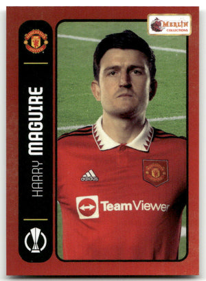 Fußball Harry Maguire - 2022 Topps Merlin Heritage 98 Card Collection - Manchester United #128 Trading Card Original