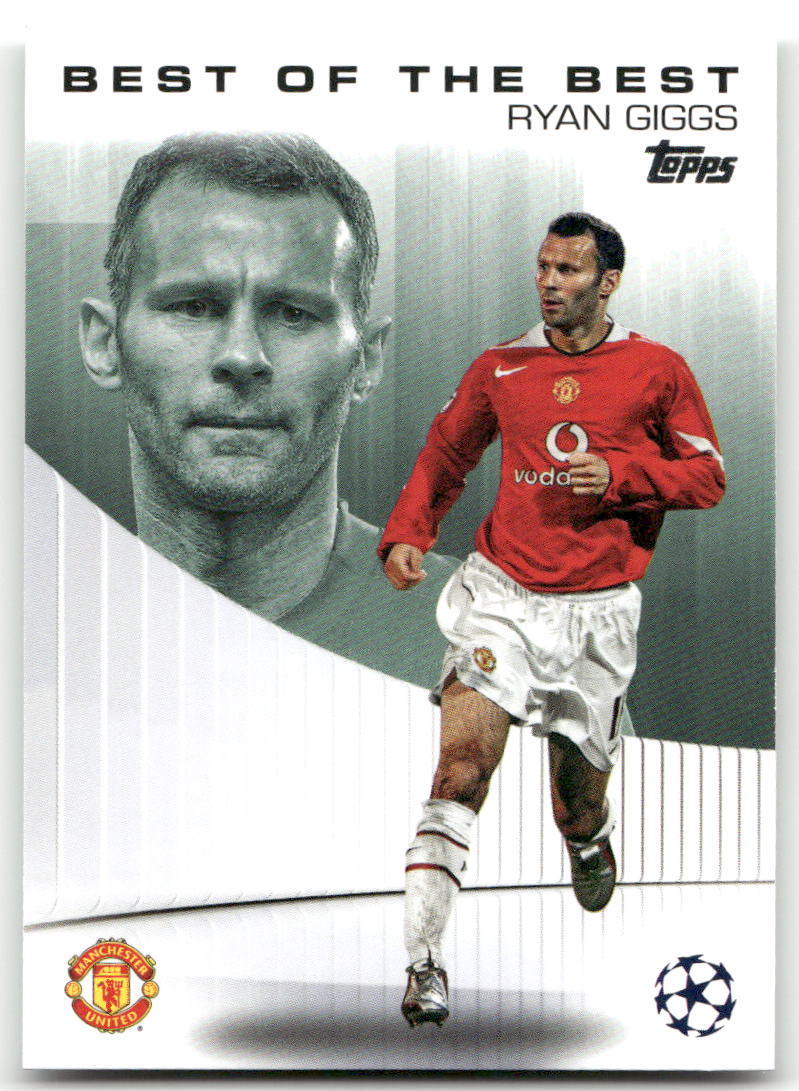 Fußball Ryan Giggs - 2025 Topps UEFA CL Best of the Best - Manchester United #BOTB-13 Trading Card Original
