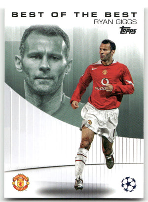 Fußball Ryan Giggs - 2025 Topps UEFA CL Best of the Best - Manchester United #BOTB-13 Trading Card Original