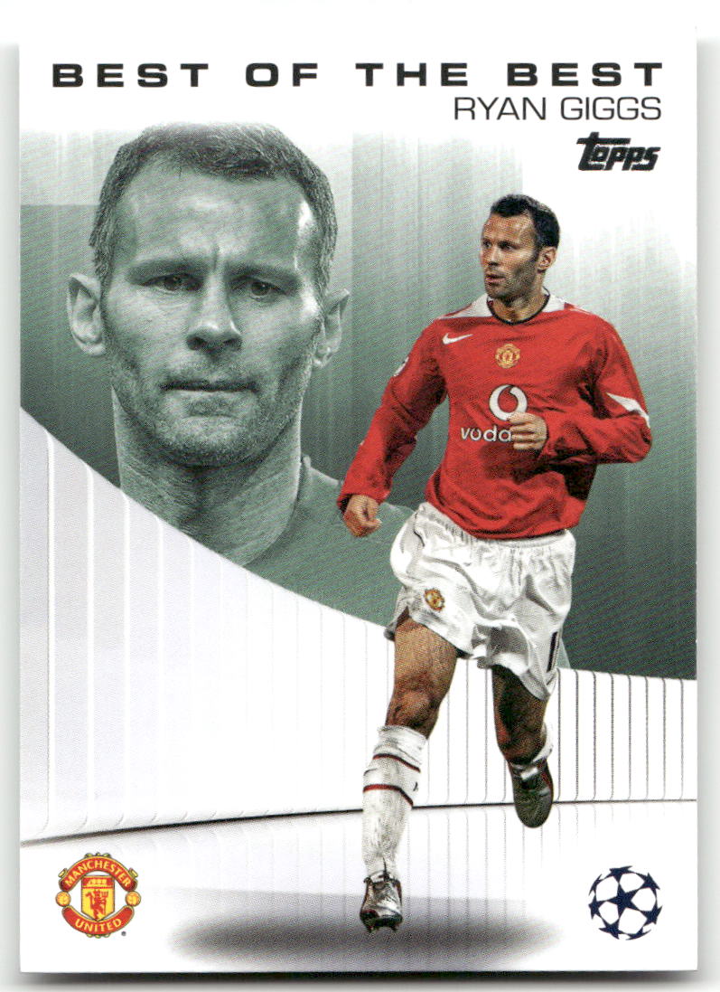 Fußball Ryan Giggs - 2025 Topps UEFA CL Best of the Best - Manchester United #BOTB-13 Trading Card Original