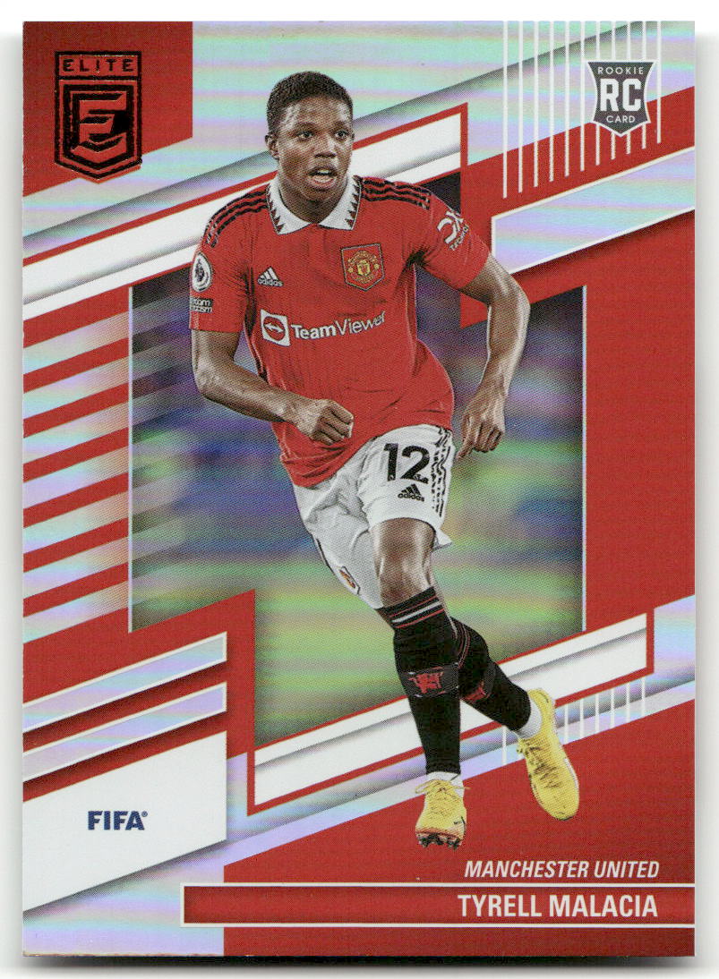Fußball Tyrell Malacia Rookie - 2022-23 Panini Donruss Elite FIFA Soccer - Manchester United #144 Trading Card Original