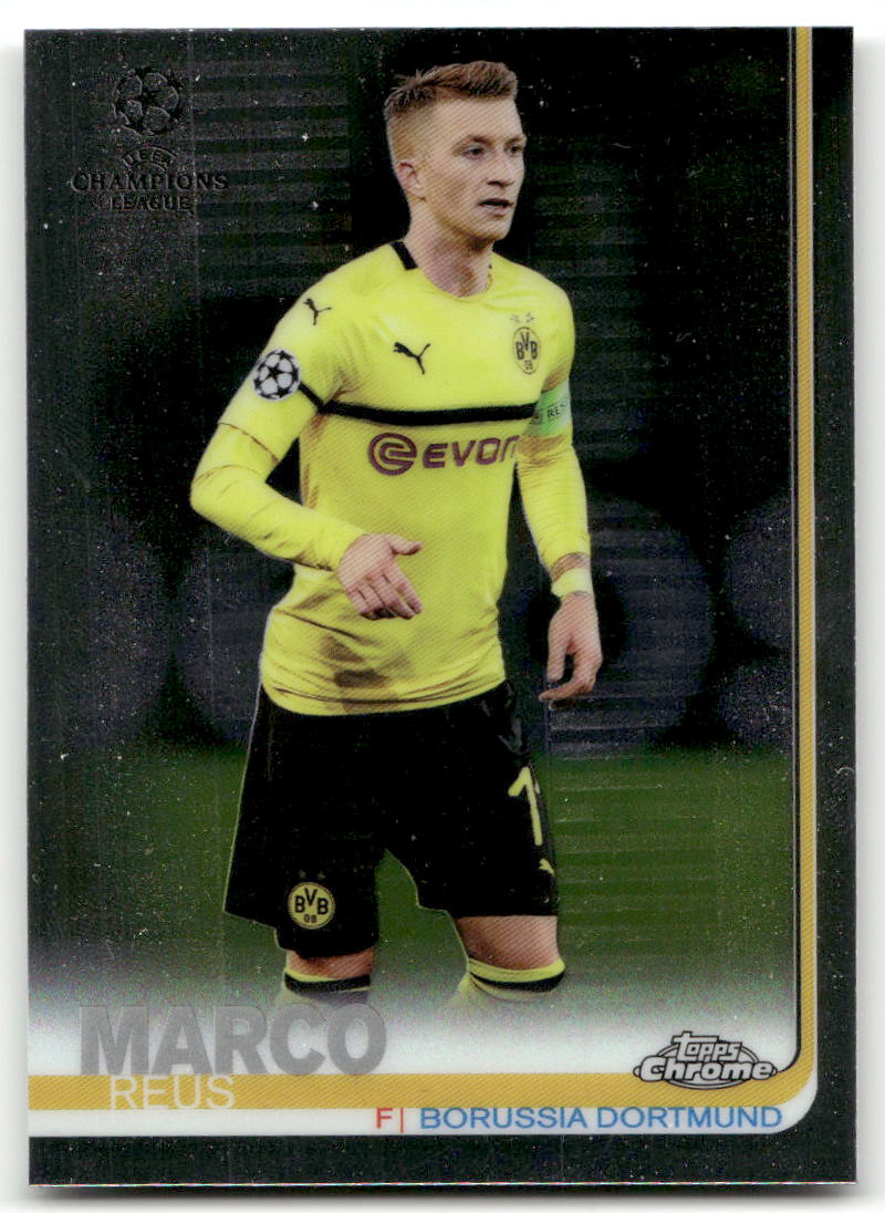 Fußball Marco Reus - 2019-20 Topps Chrome UEFA CL - Borussia Dortmund #63 Trading Card Original
