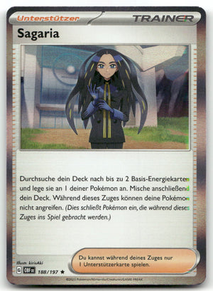 2023 Obsidian Flames Sagaria #188/197 Rare Pokémon TCG
