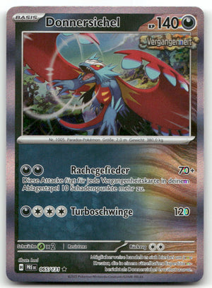2025 PRE Donnersichel #065/131 Rare Pokémon TCG