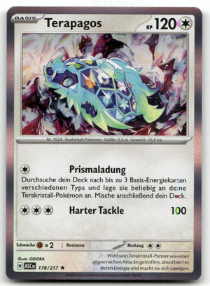 2026 ASC Terapagos #178/217 Rare Pokémon TCG