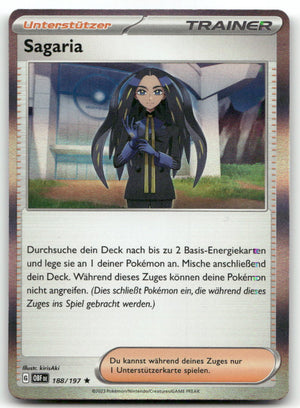 2023 Obsidian Flames Sagaria #188/197 Rare Pokémon TCG