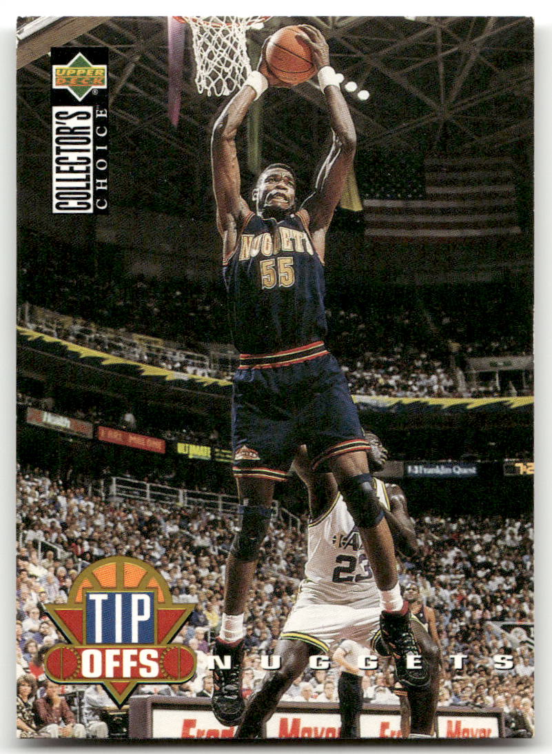 Basketball NBA Dikembe Mutombo - 1994-95 Upper Deck Collector's Choice - Denver Nuggets #172 Trading Card Original