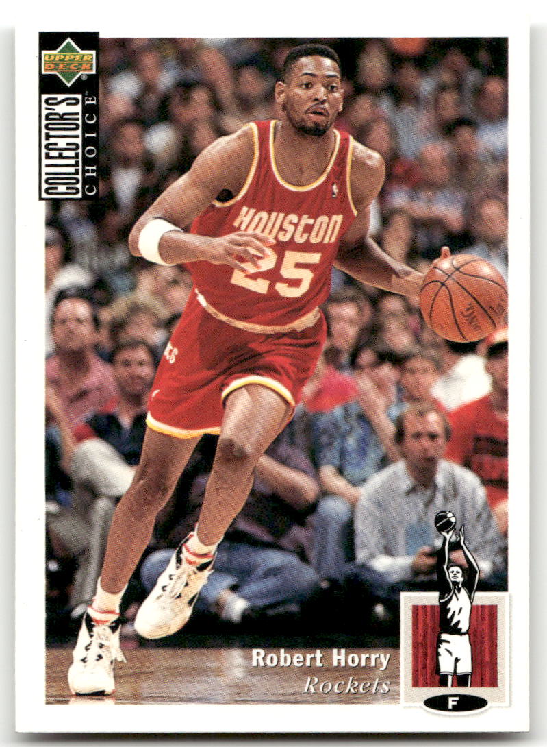Basketball NBA Robert Horry - 1994-95 Upper Deck Collector's Choice - Houston Rockets #125 Trading Card Original