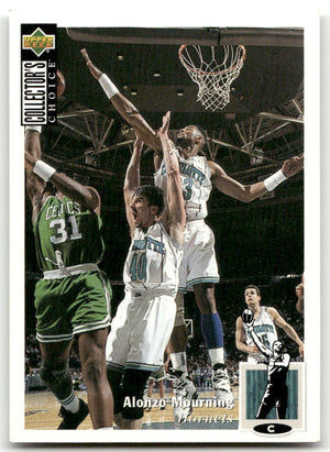 Basketball NBA Alonzo Mourning - 1994-95 Upper Deck Collector's Choice - Charlotte Hornets #133 Trading Card Original
