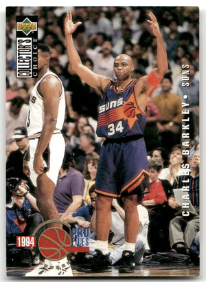 Basketball NBA Charles Barkley - 1994-95 Upper Deck Collector's Choice - Phoenix Suns #199 Trading Card Original