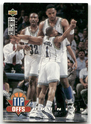 Basketball NBA Alonzo Mourning - 1994-95 Upper Deck Collector's Choice - Charlotte Hornets #168 Trading Card Original