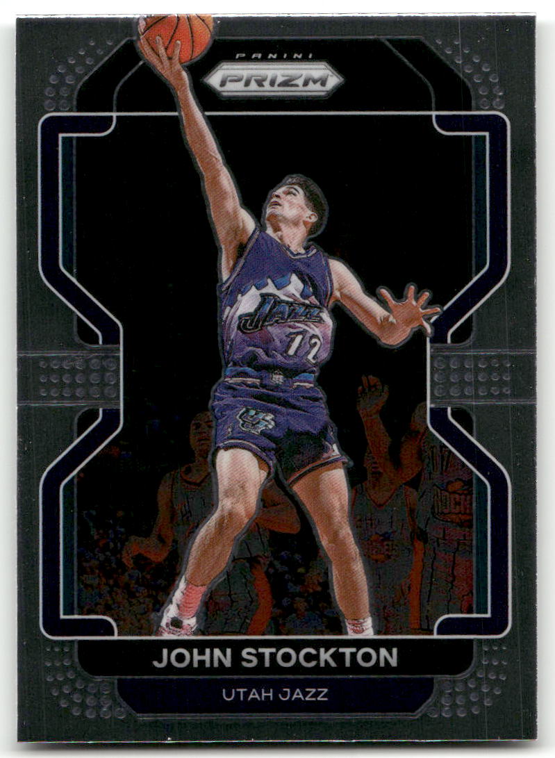 Basketball NBA John Stockton - 2021-22 Panini Prizm Basketball - Utah Jazz #267 Trading Card Original