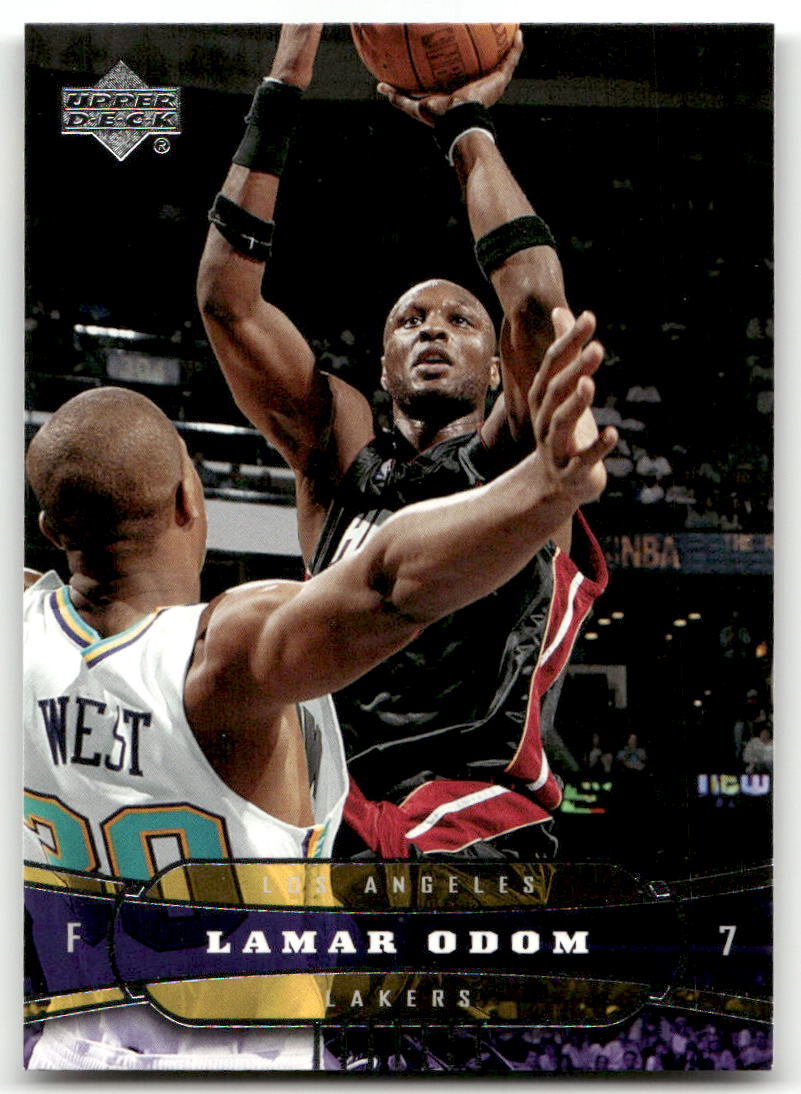 Basketball NBA Lamar Odom - 2004-05 Upper Deck - Los Angeles Lakers #81 Trading Card Original