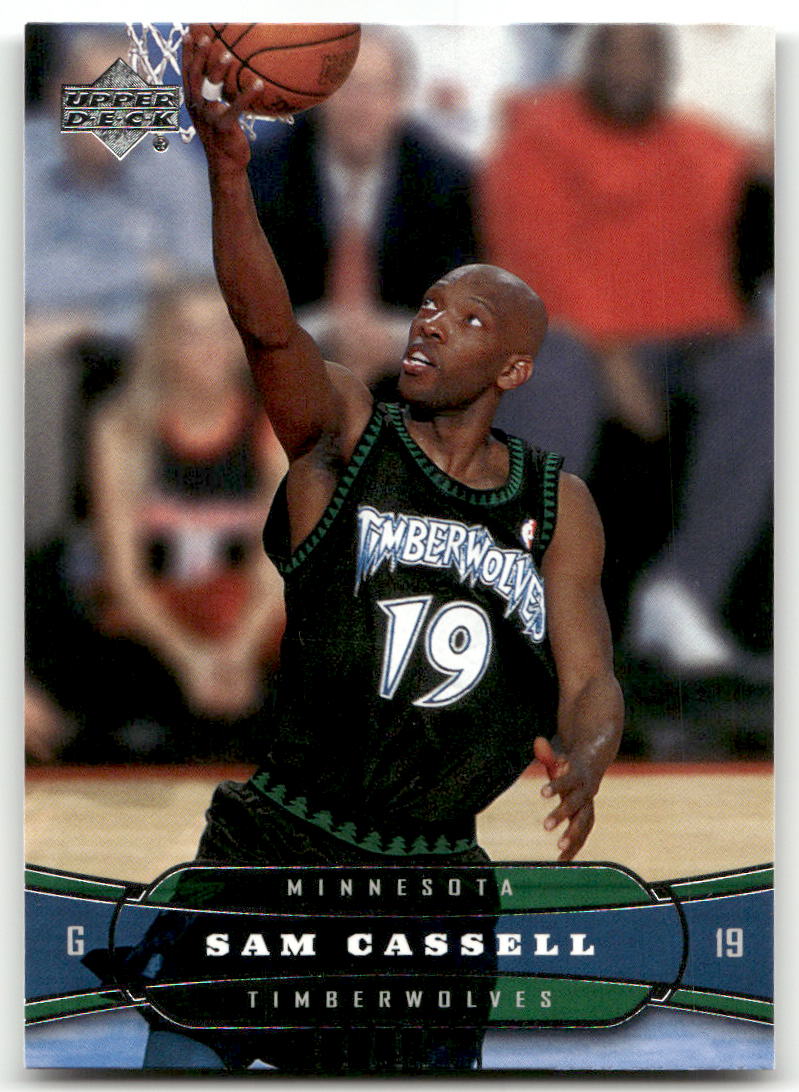 Basketball NBA Sam Cassell - 2004-05 Upper Deck - Minnesota Timberwolves #111 Trading Card Original